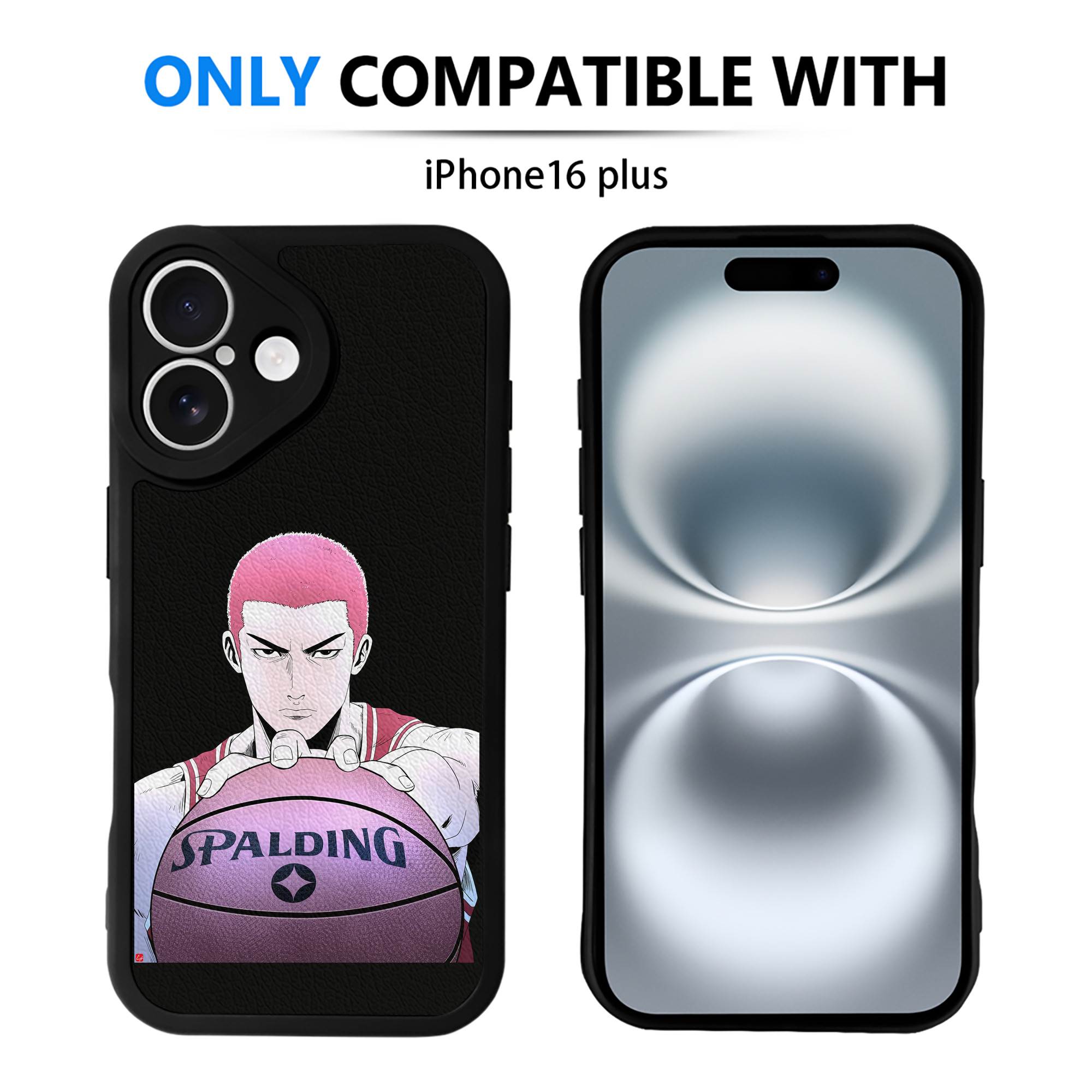 （画像用） SLAM DUNK／スラムダンク 【iPhone 16シリーズ対応】シリコンスマホケース（レザー調） 材質：シリコン